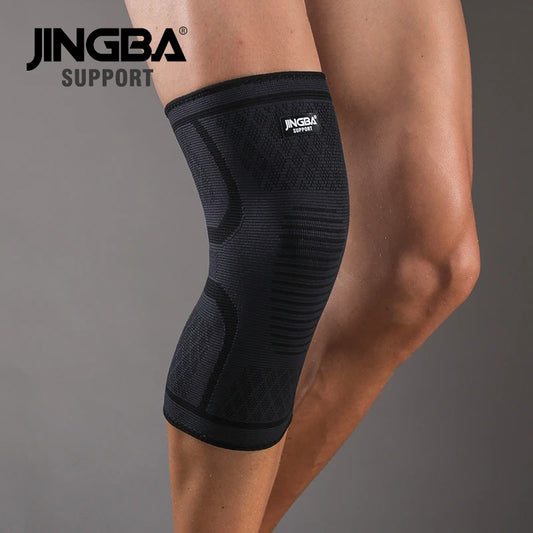 1 Pc Elastic Breathable Compression Knee Support Sleeve for Basketball Running Cycling - Fitness Snips