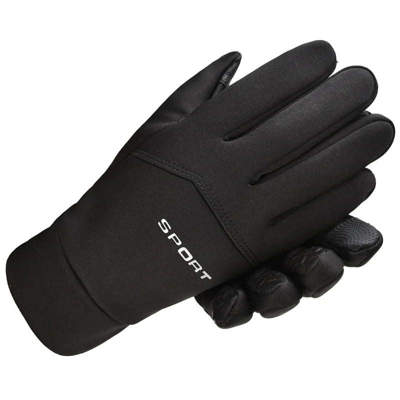 Winter Outdoor Sports Running Glove Warm Touch Screen Gym Fitness Full Finger Gloves For Men Women Knitted Magic Gloves - Fitness Snips