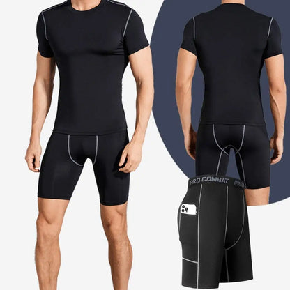 Men's Compression Workout Shorts - Fitness Snips