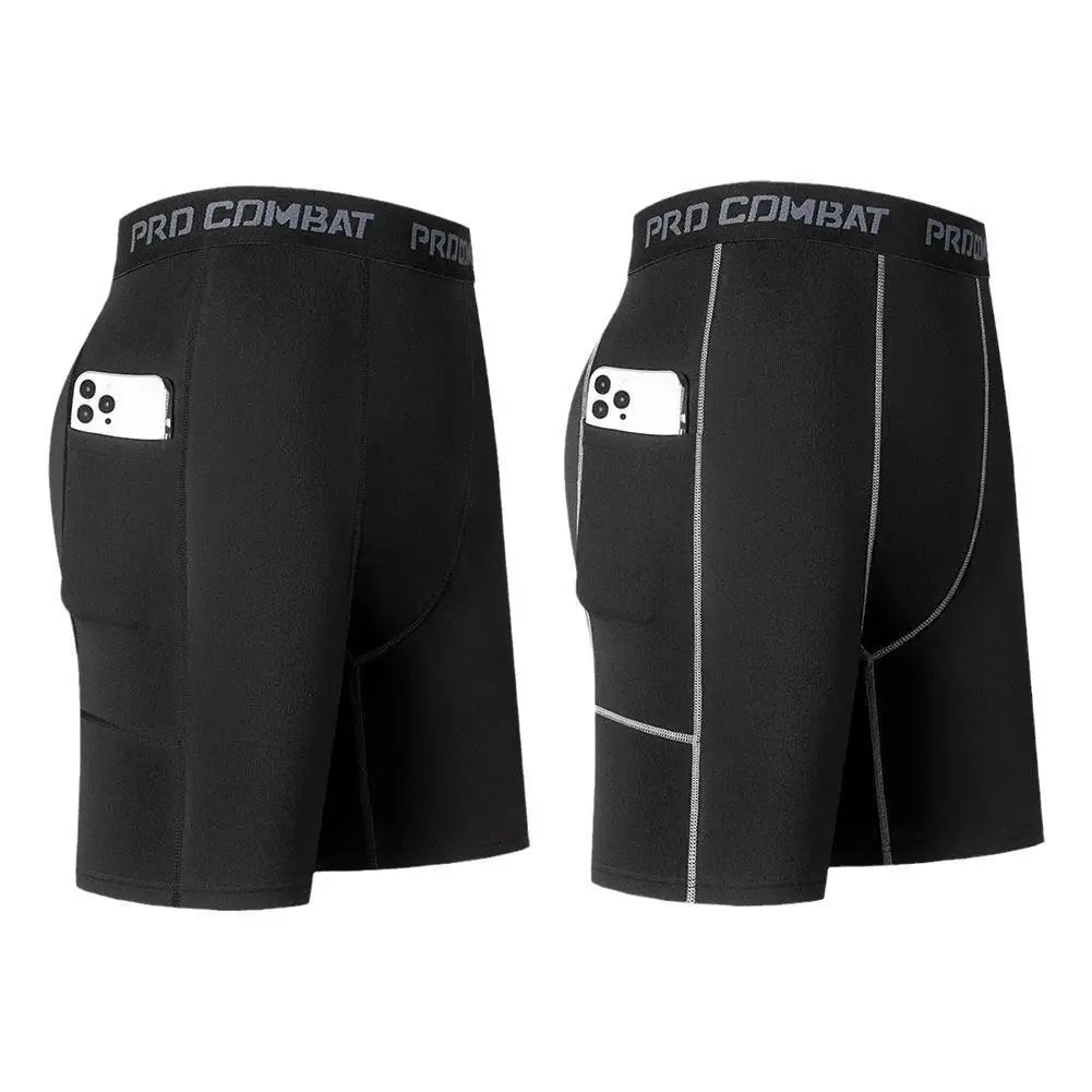 Men's Compression Workout Shorts - Fitness Snips