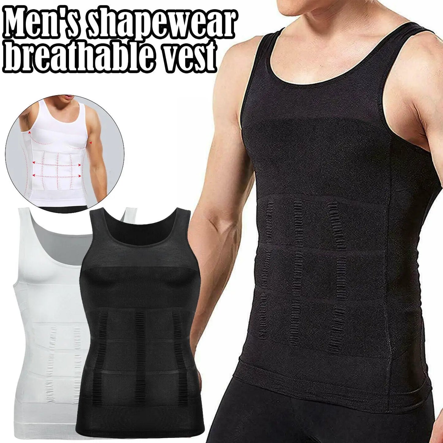 Men's Slimming Vest - Fitness Snips