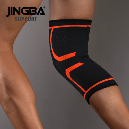 1 Pc Elastic Breathable Compression Knee Support Sleeve for Basketball Running Cycling - Fitness Snips