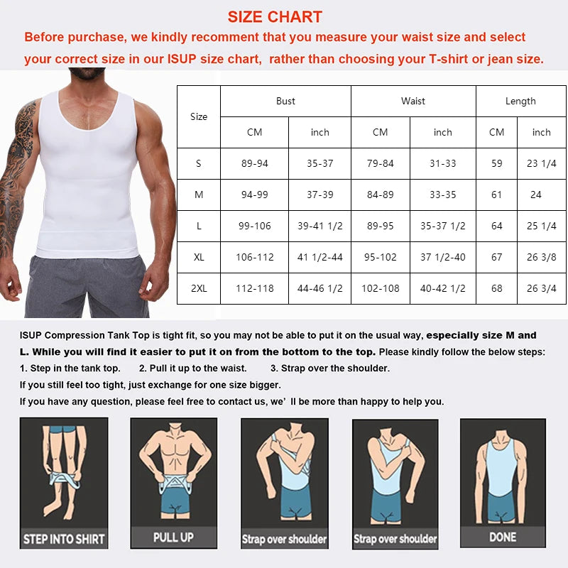 Men's Slimming Tank - Fitness Snips